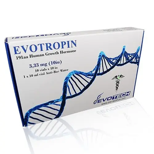 Evotropin HGH 100iu by Evotech — injectable somatropin kit UK
